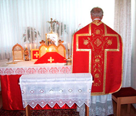 Heilige Tridentinische Opfermesse in der Hauskapelle